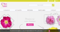 Desktop Screenshot of pepiniere-rosesloubert.com